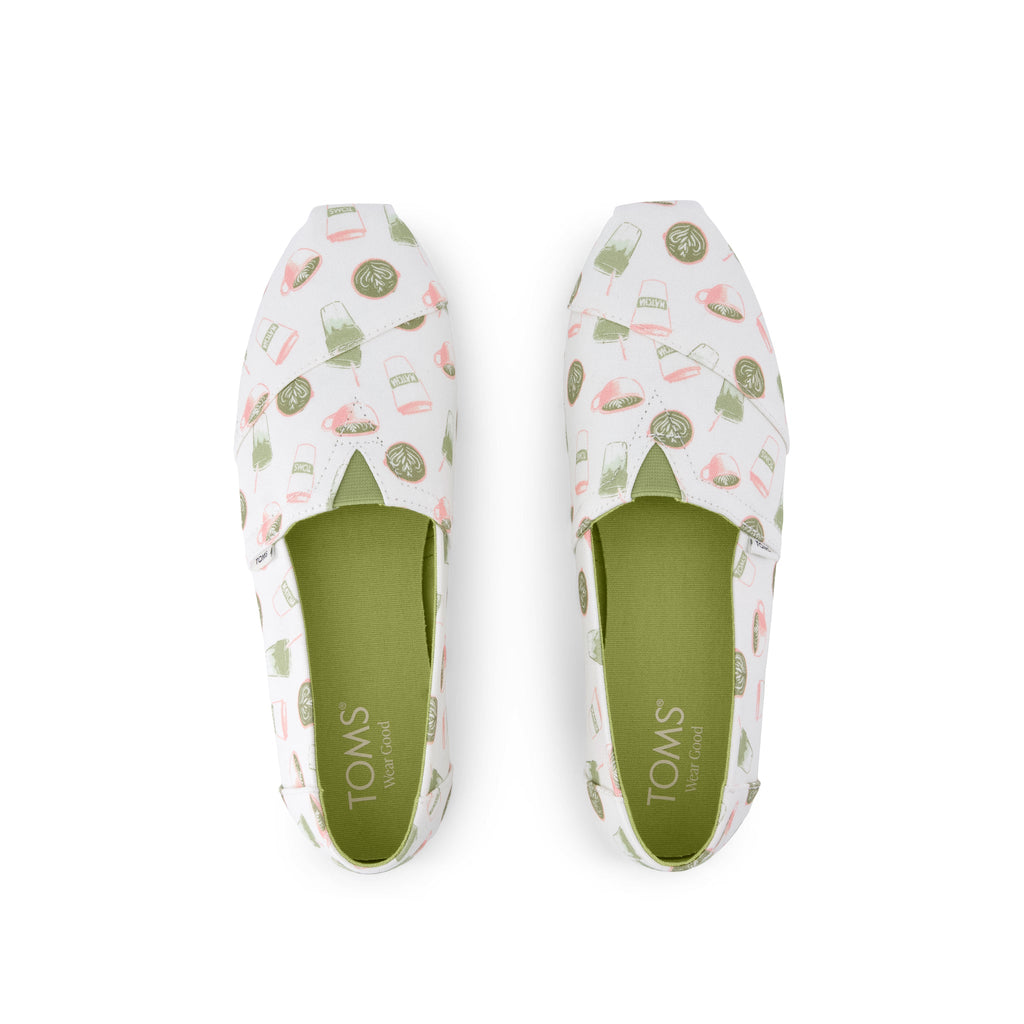 Alpargata Classic - Matcha Cafe Print Top View