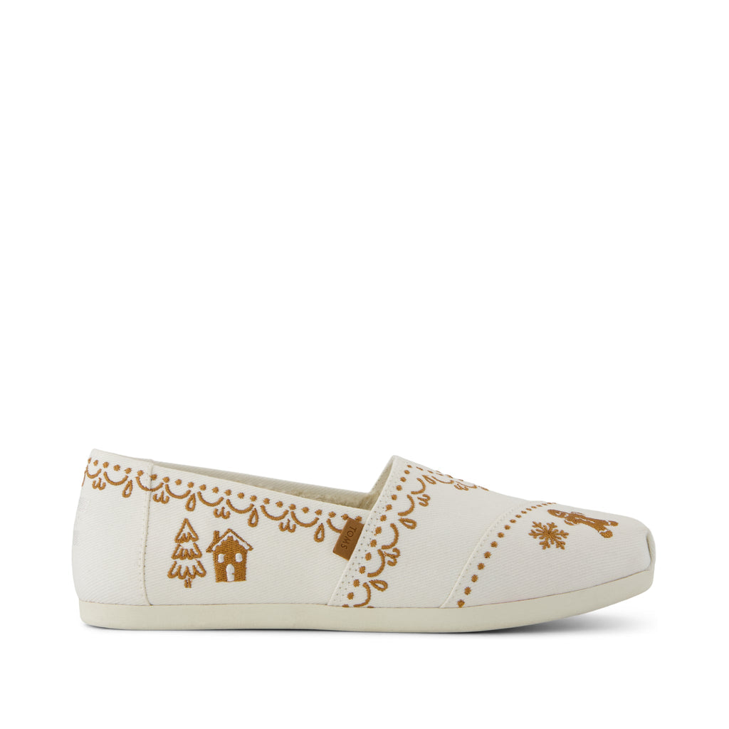 Alpargata Classic - Gingerbread Print Side View
