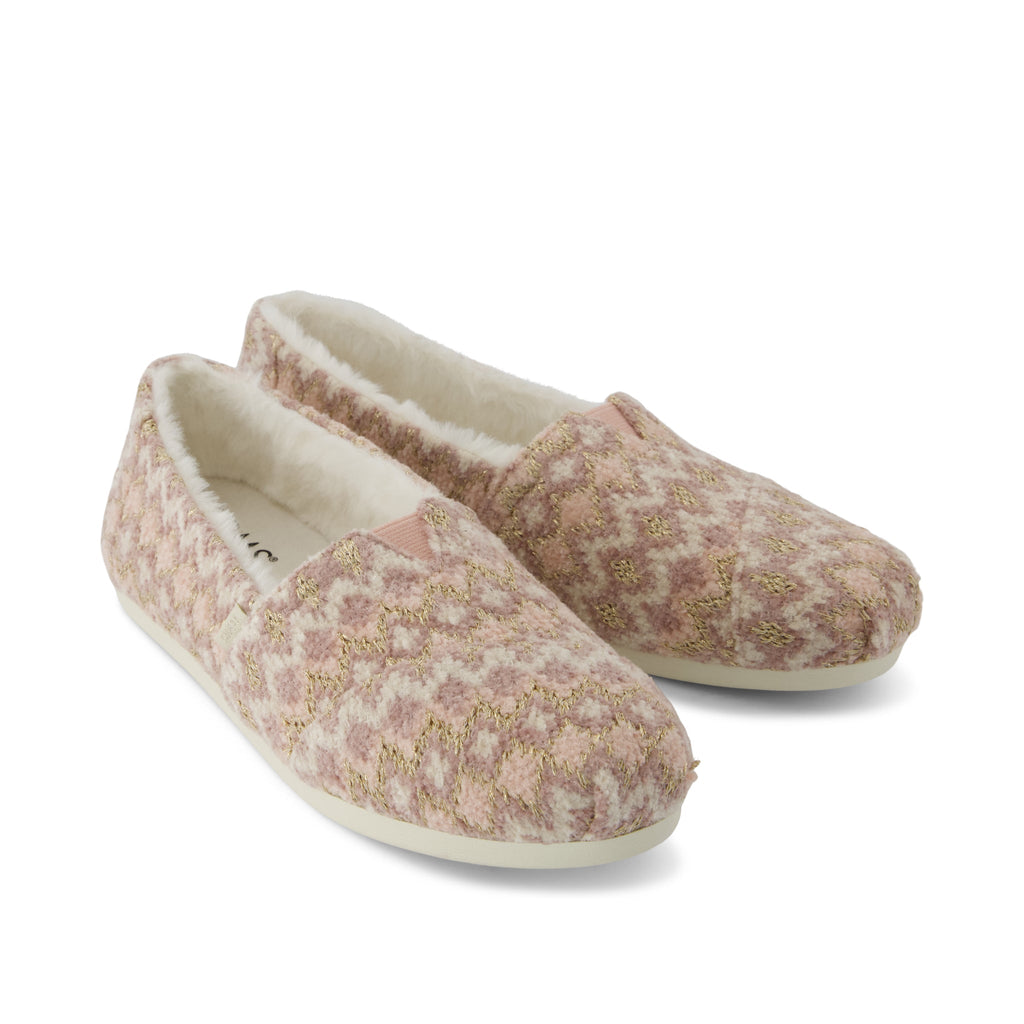 Alpargata Classic - Cozy Metallic Knit Front View