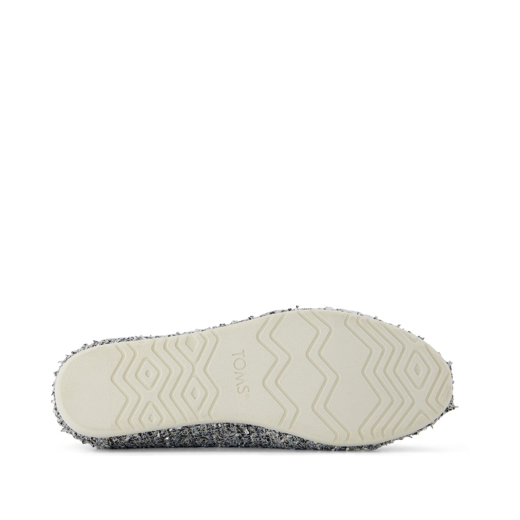Alpargata Ballet Flat - Metallic Boucle Bottom Sole View