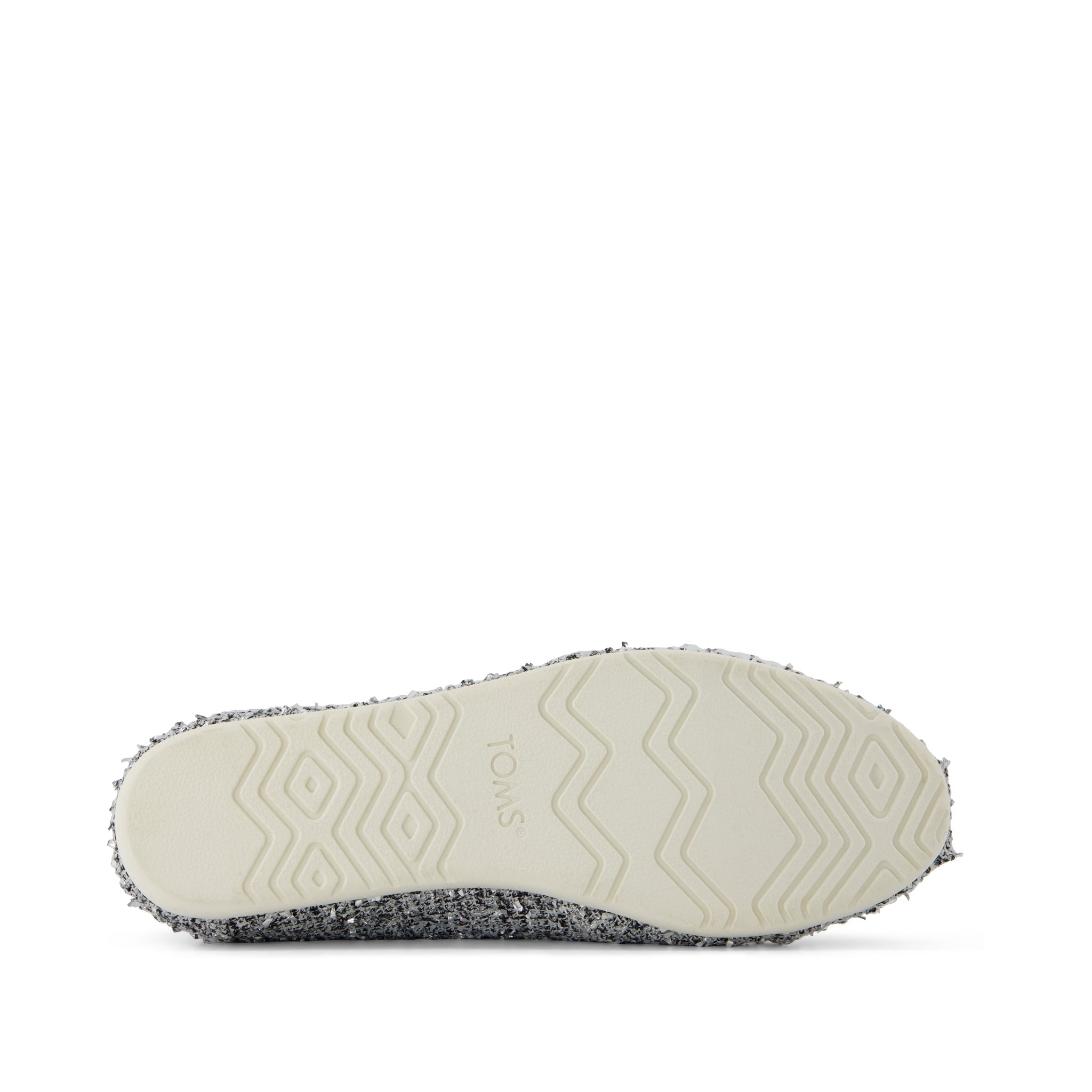 Alpargata Ballet Flat - Metallic Boucle Bottom Sole View