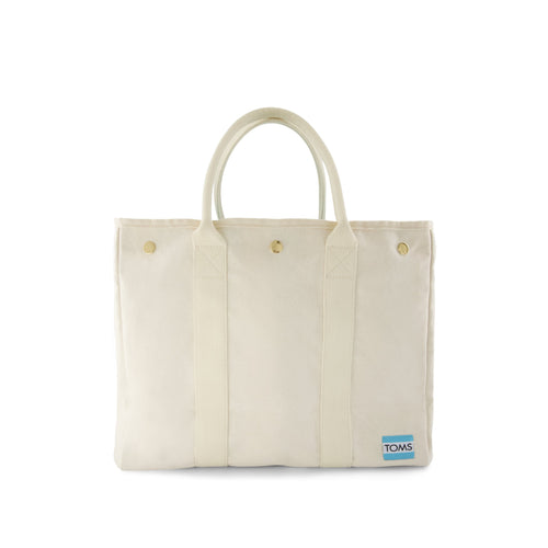 20th Anniversary Tote - Natural Canvas Front View