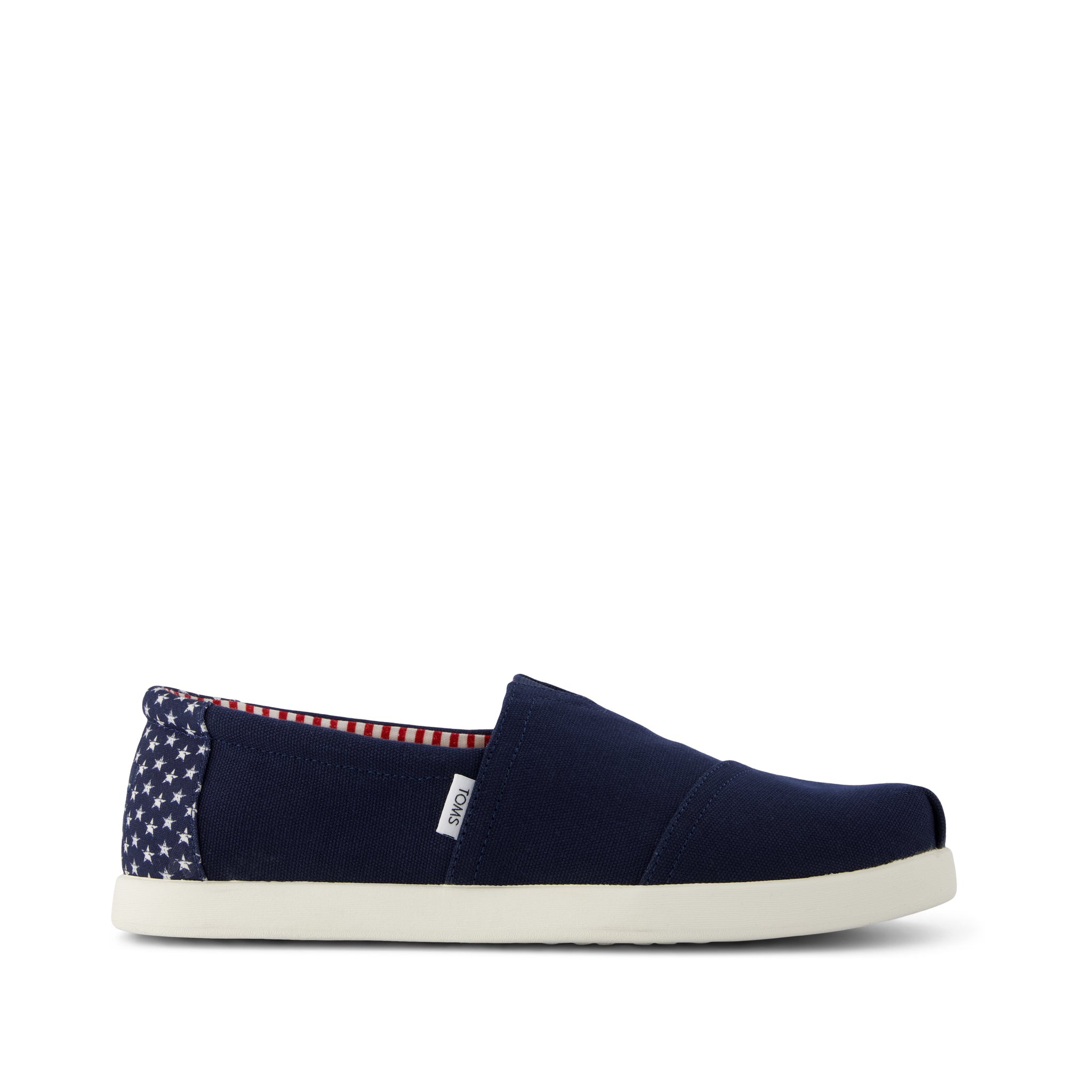 Mens Alp FWD Navy Stars Canvas – TOMS.com