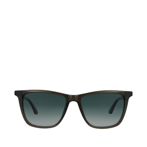 Rio Traveler Sunglasses - Forest Green Tortoise-Grey Front View