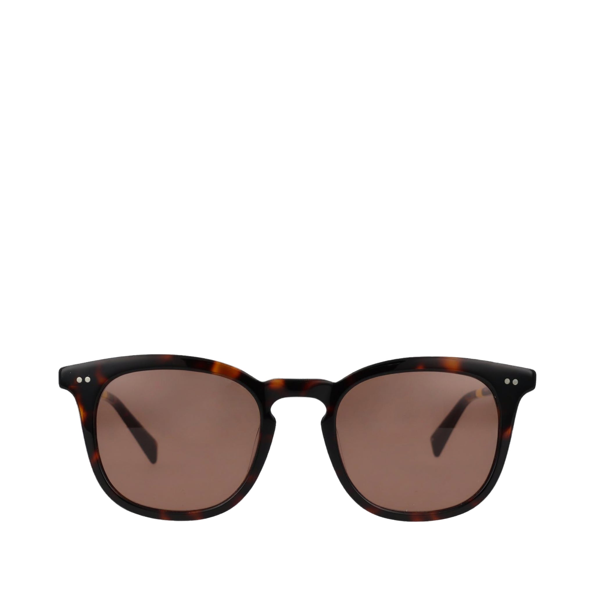 Sequoia Handcrafted Sunglasses - Chestnut Tortoise-Brown Front View
