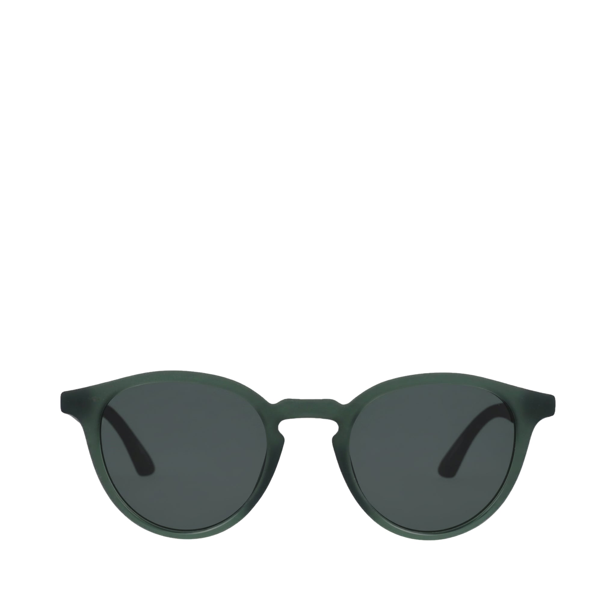 Jasper Traveler Sunglasses - Spruce Crystal-Bottle Green Front View