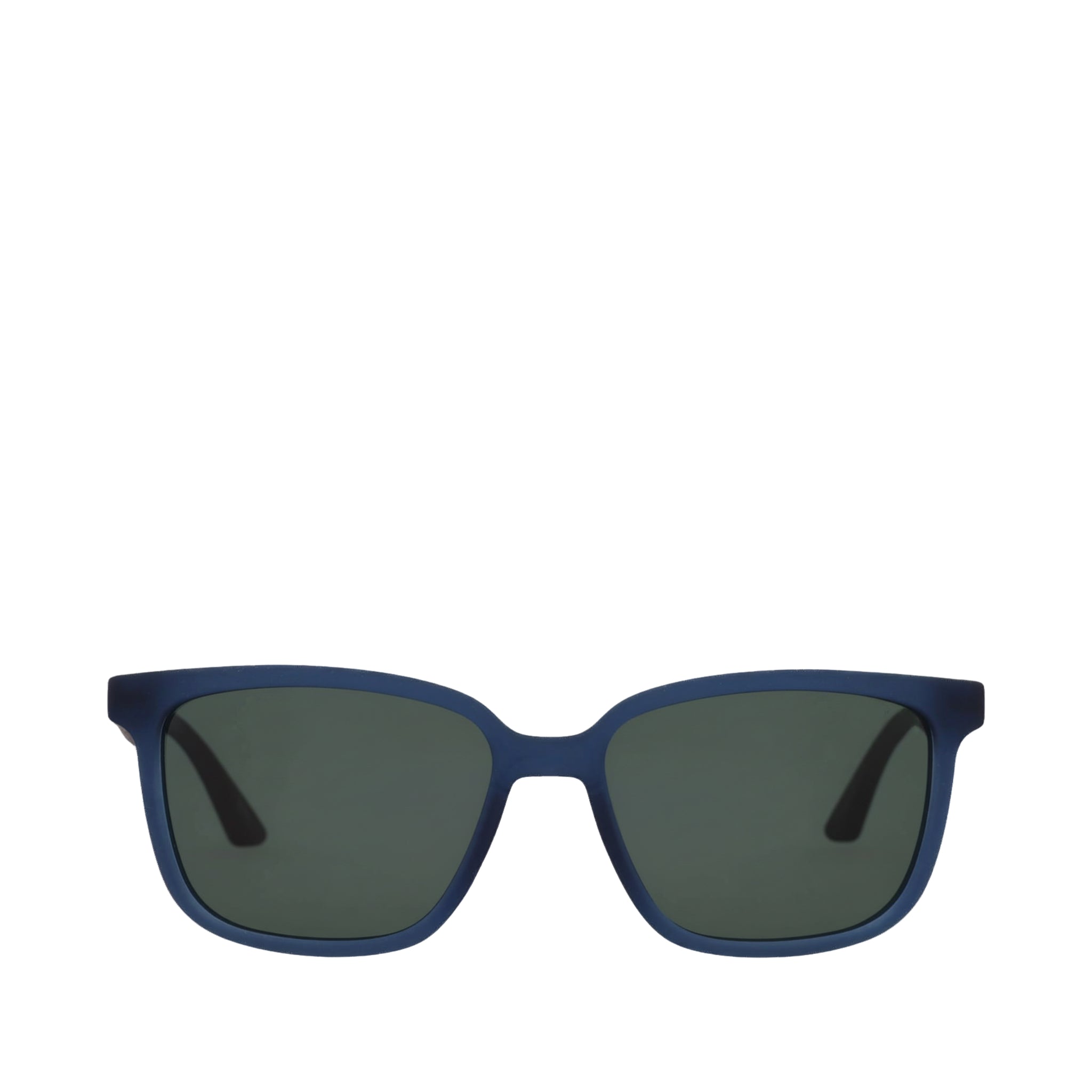 Briar Traveler Sunglasses - Indigo Crystal-Bottle Green Front View