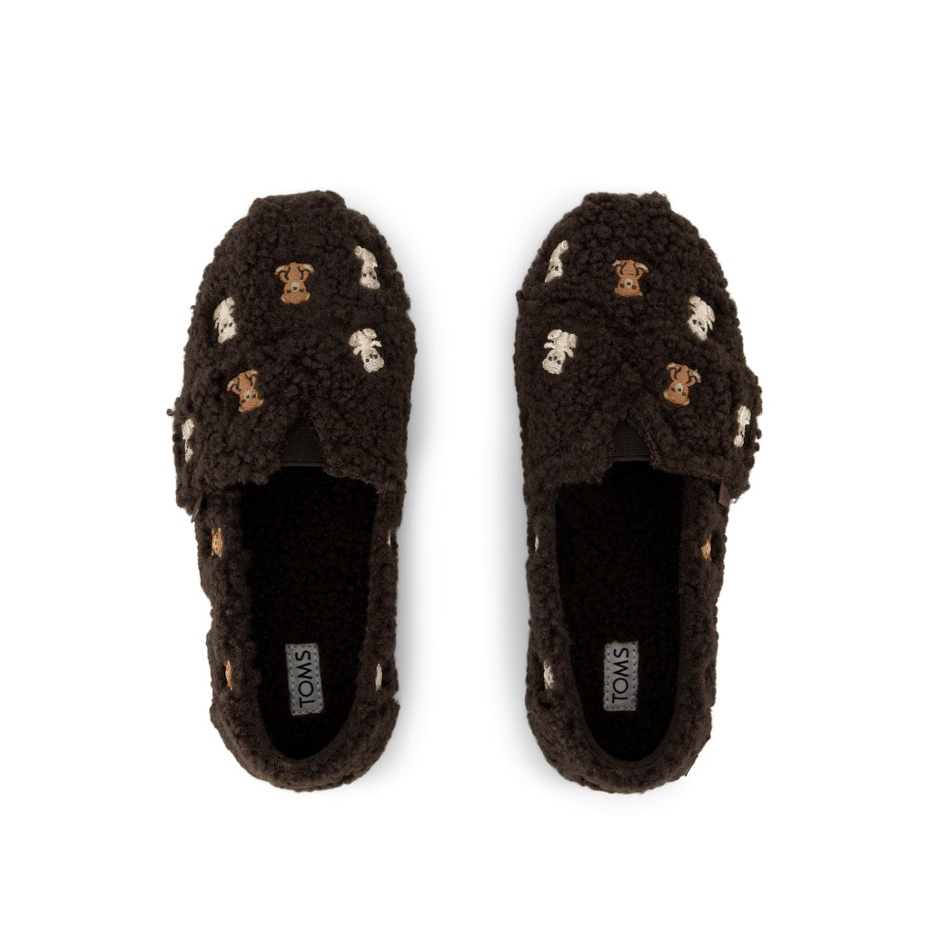 Mystery Bag Faux Shearling Teddy Bear Alpargata Classic Kids Shoe
