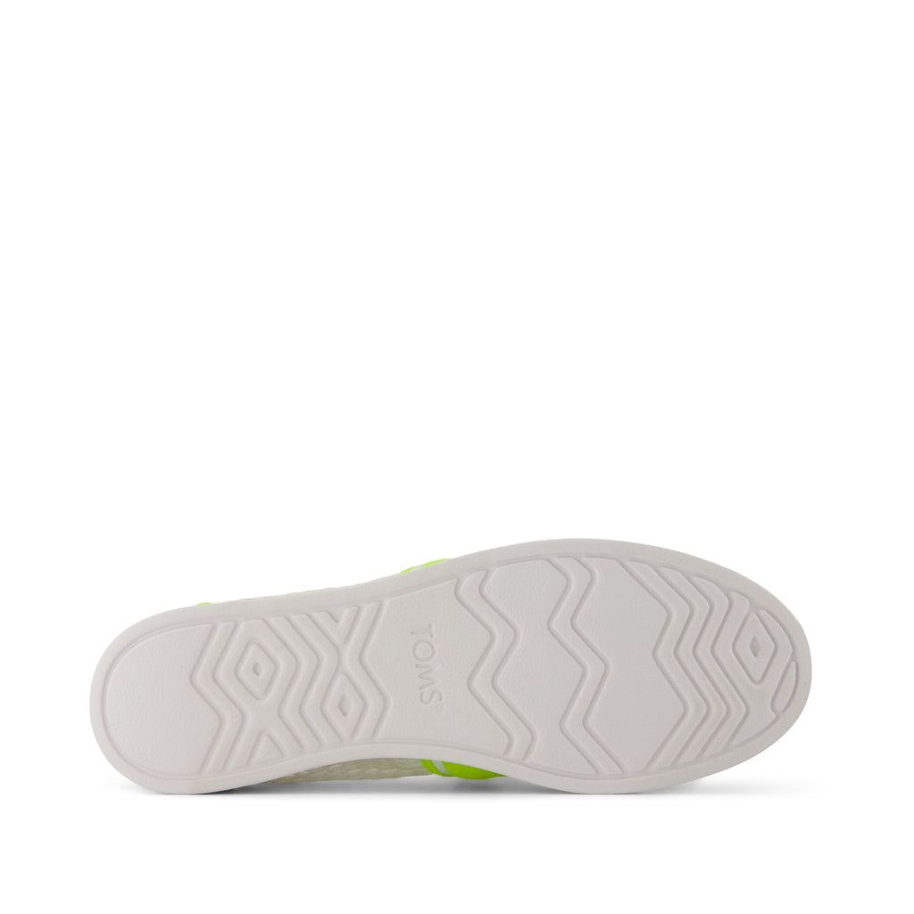 Alpargata Plus - Neon Yellow Tennis Felt Bottom Sole View