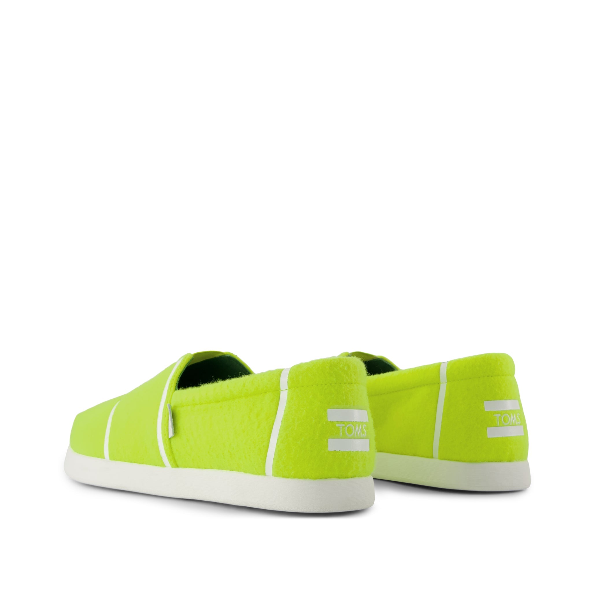 Alp FWD - Neon Yellow Tennis Felt Back View