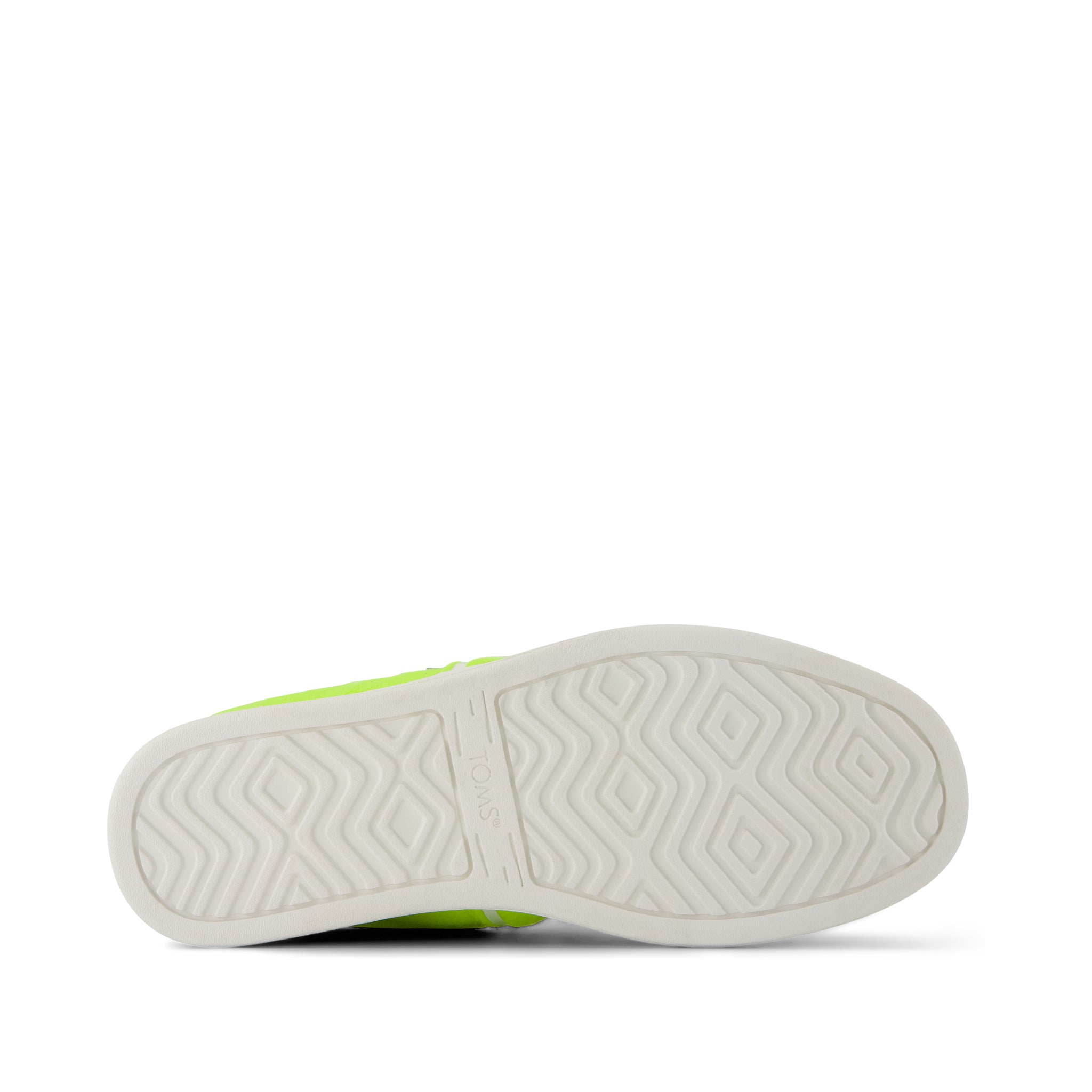 Alp FWD - Neon Yellow Tennis Felt Bottom Sole View