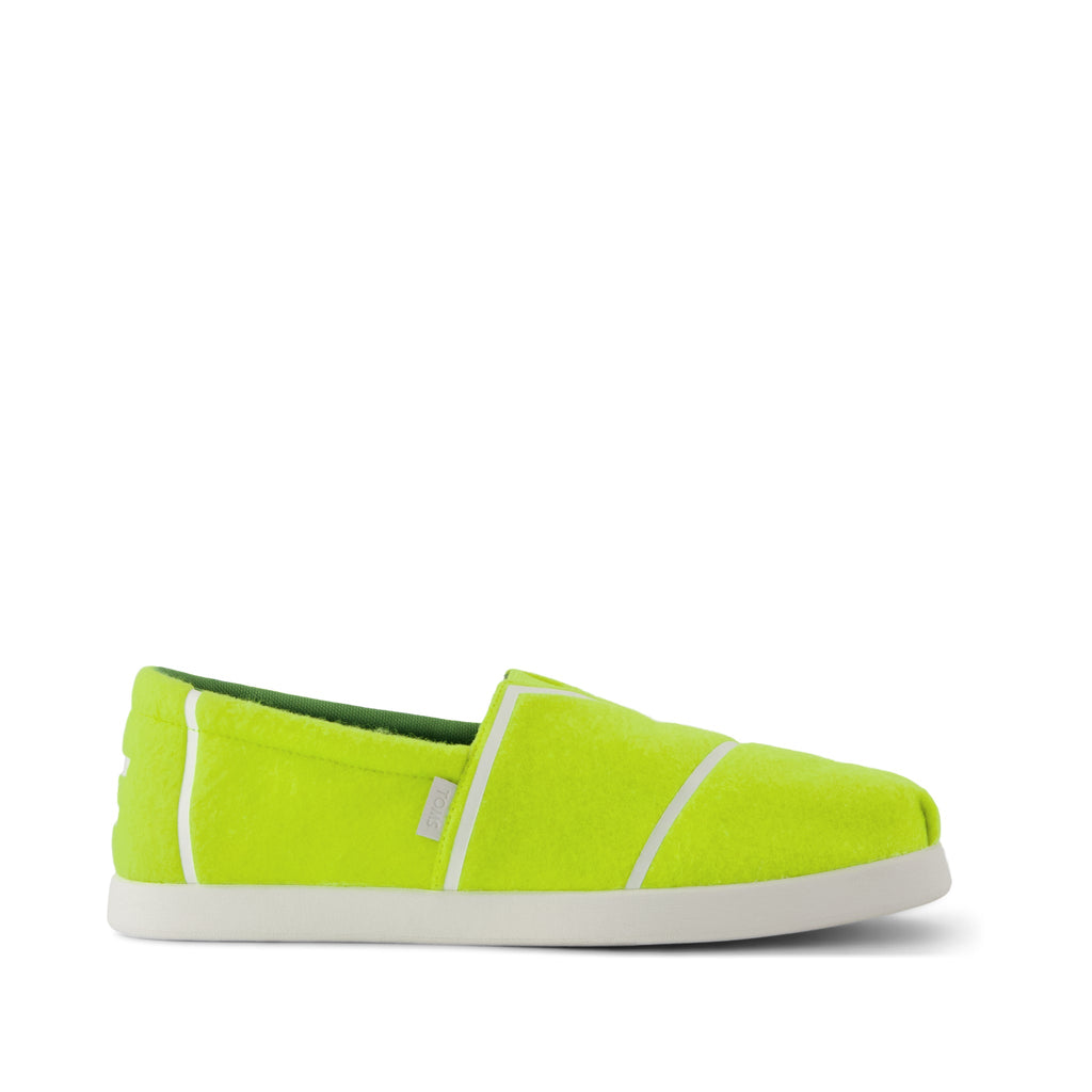 Alp FWD - Neon Yellow Tennis Felt Side View
