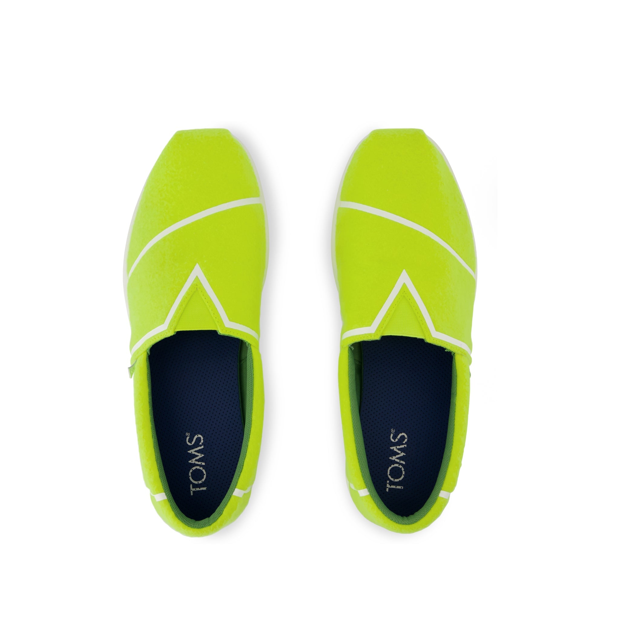 Mens Alp FWD Neon Yellow Tennis Felt – TOMS.com