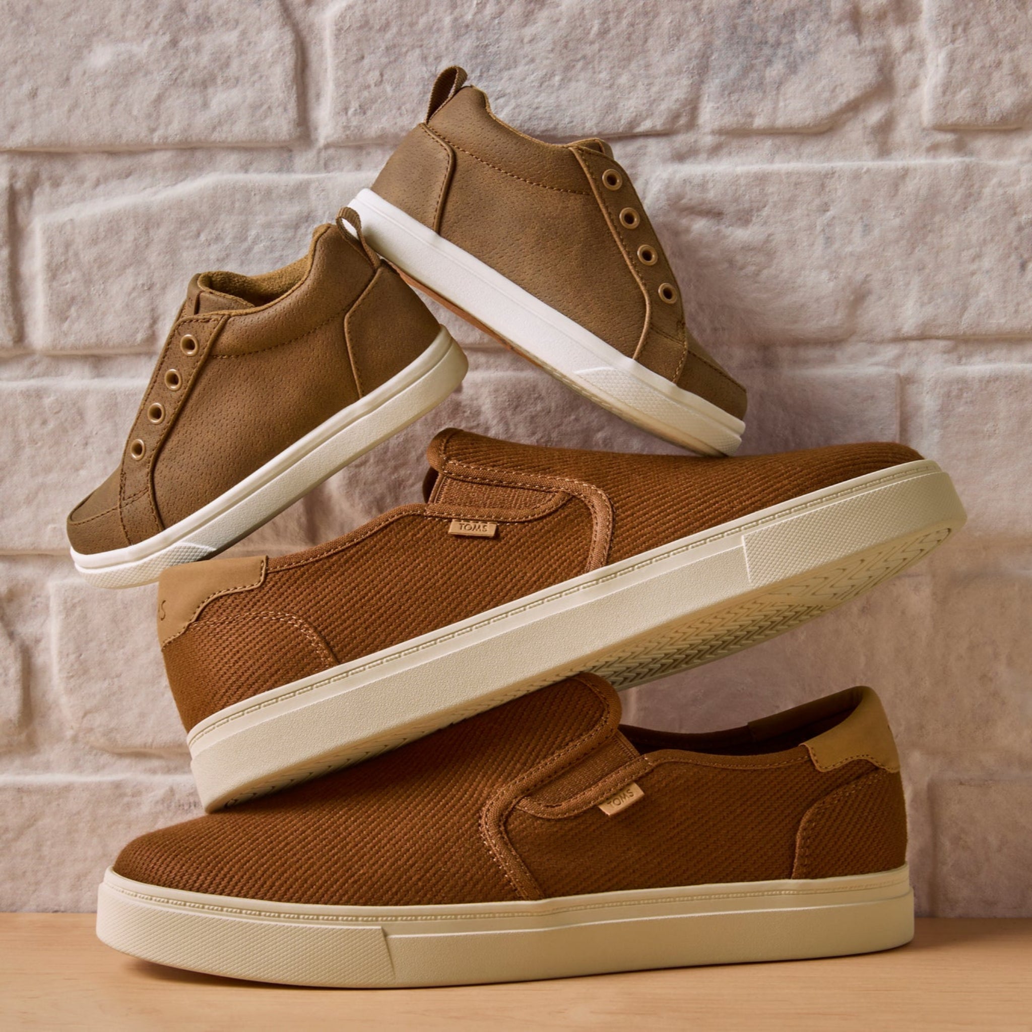 Mens Baja 2.0 Slip On Sneaker Walnut Twill Canvas – TOMS.com