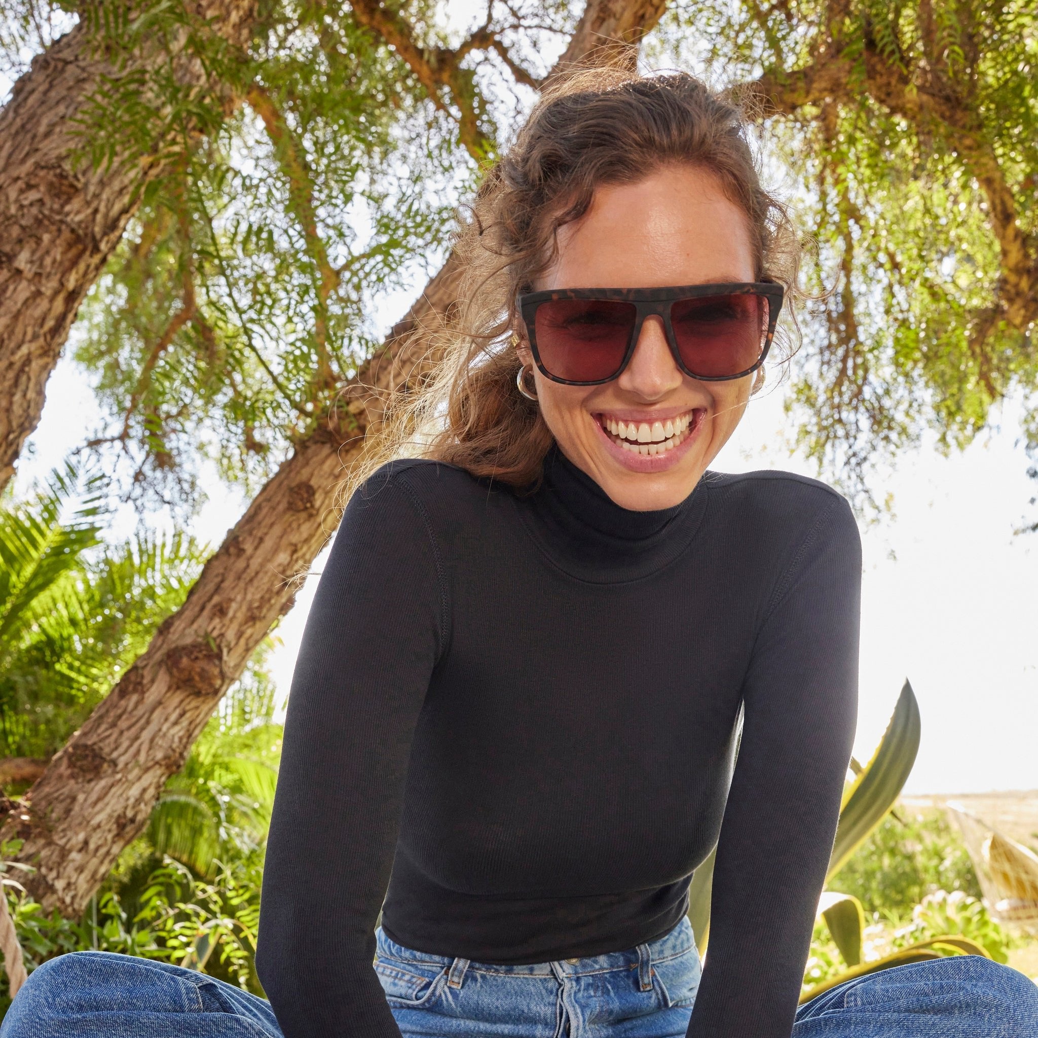 Women's Jett Tortoise Brown Traveler Sunglass – TOMS.com