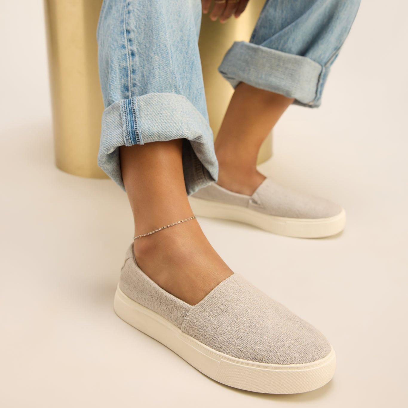Womens Kameron Grey Slip On Sneaker – TOMS.com