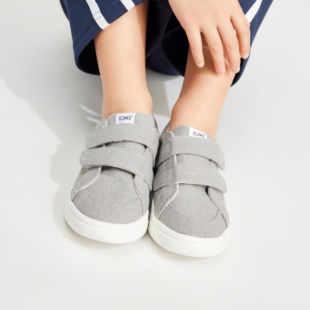 Cruz Double Strap Sneaker for Kids on Model Image