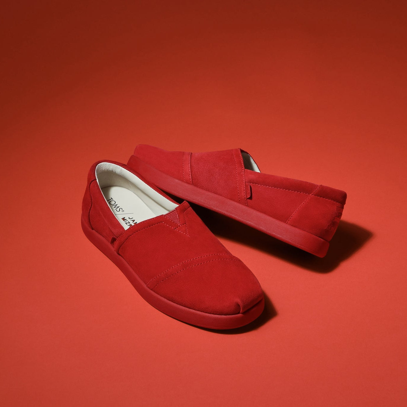 TOMS x Jamie Mizrahi Alp FWD Water Repellent Cherry Suede – TOMS.com