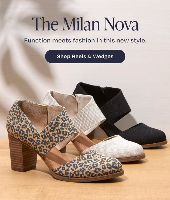 The Milan Nova. Function meets fashion in this new style. Shop Heels & Wedges. Milan Nova shown in 3 colors.