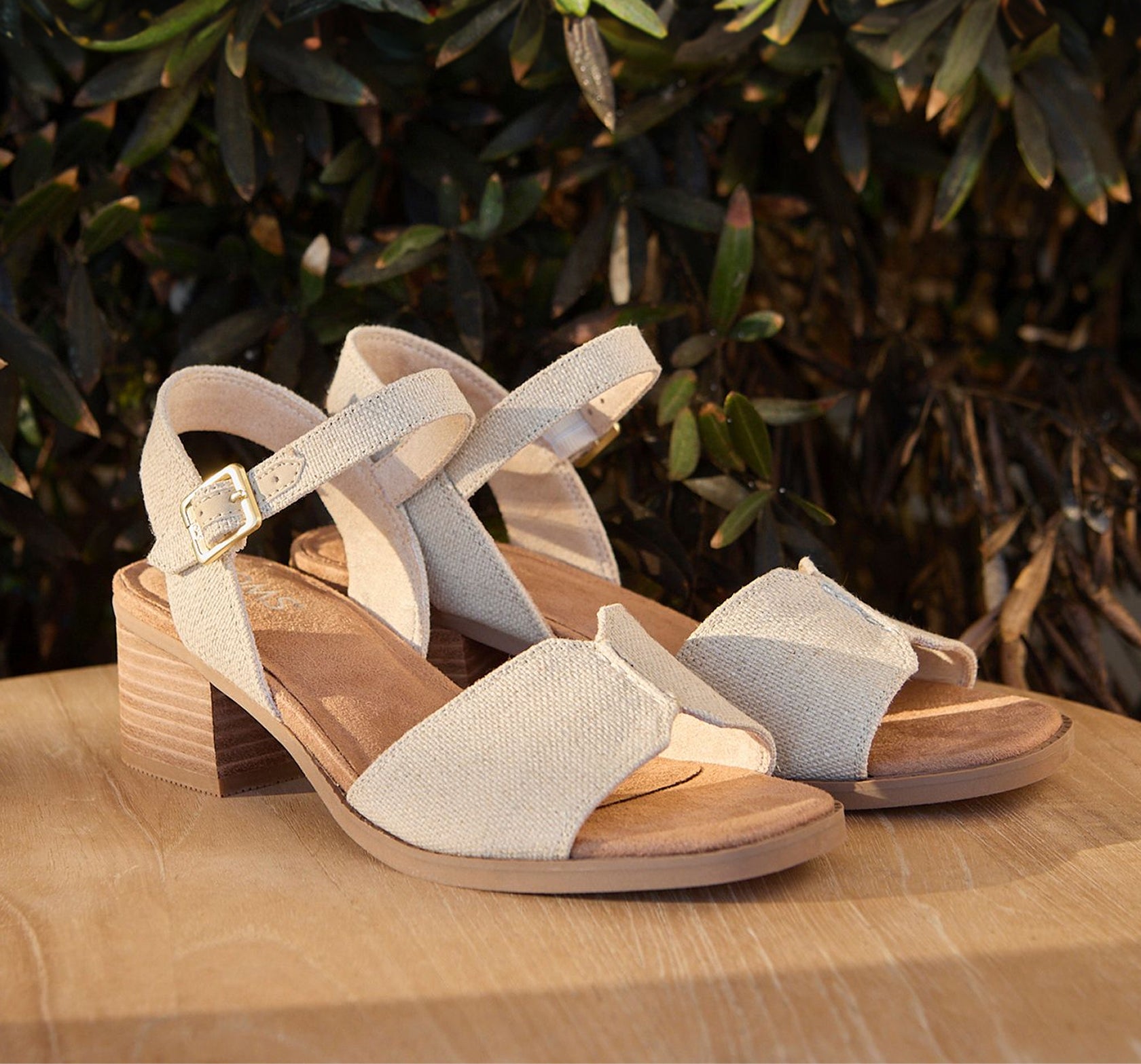 Women's Eloise Sandal in Natural Woven shown.