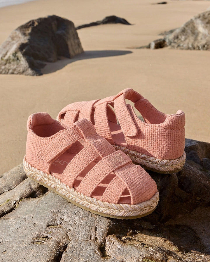 Toddler Ryan Fisherman Sandal in Bloom Woven shown.