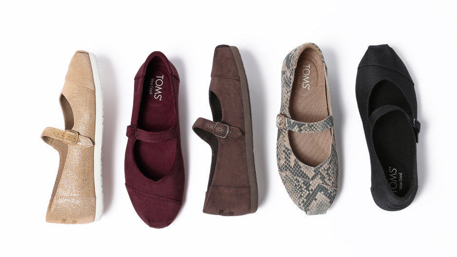 Women's Alpargata Mary Jane in five color options.