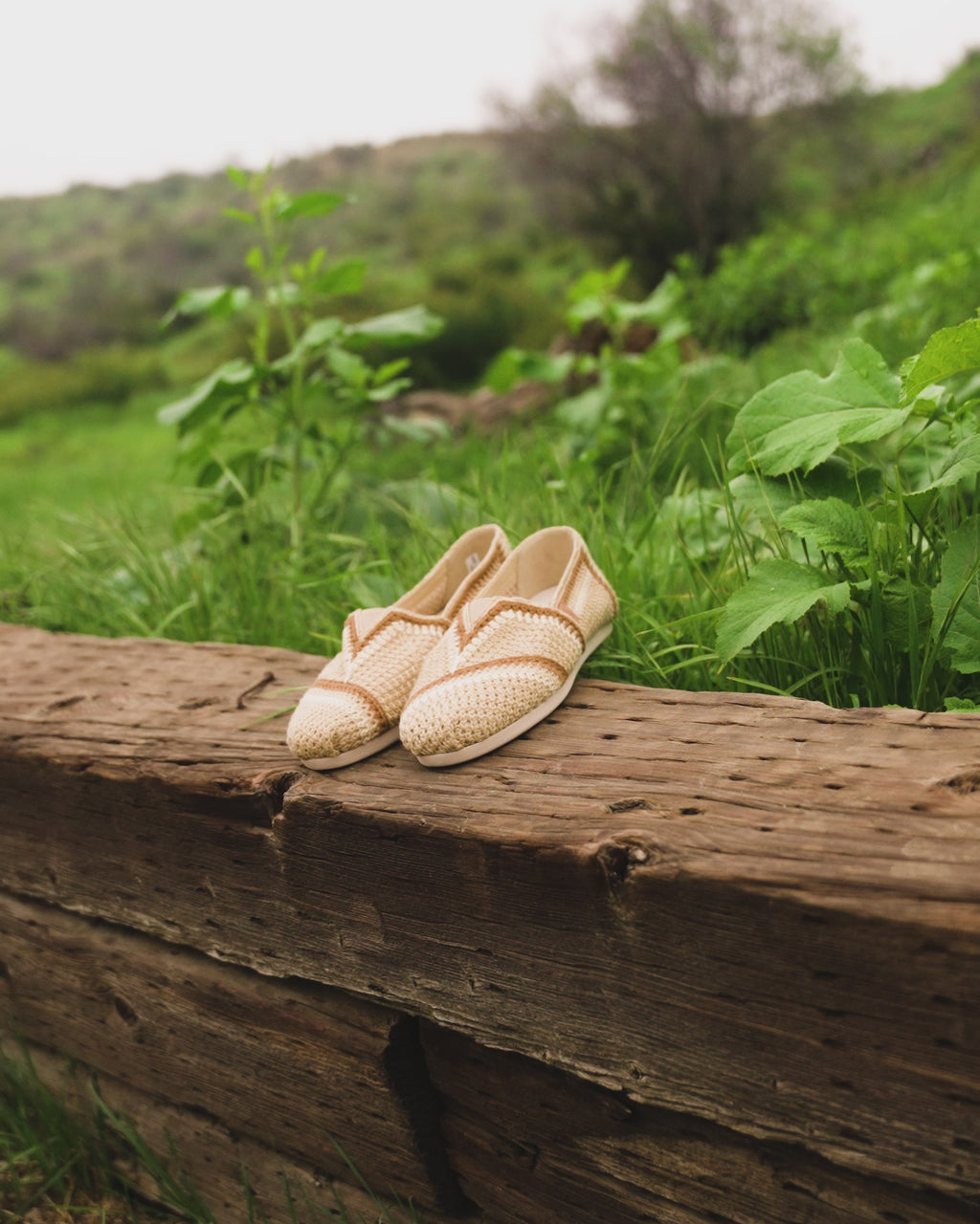 alpargata classic in limited edition crochet up close detail shots