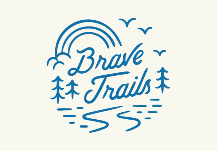Brave Trails logo. 