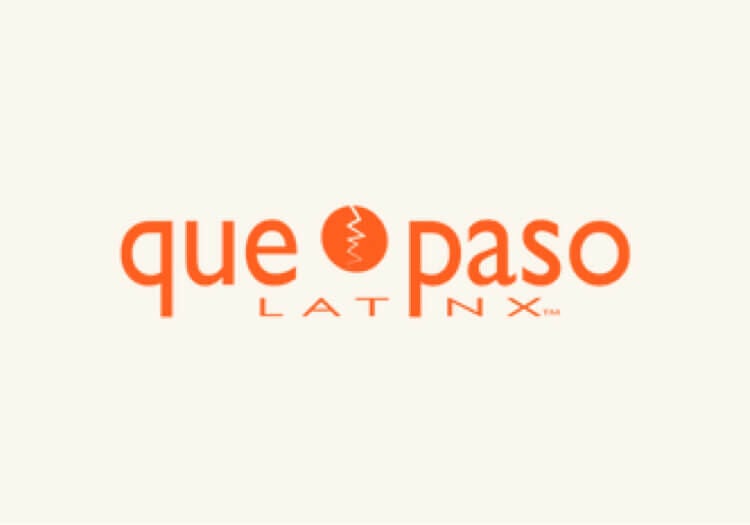Que Paso Latinx logo.