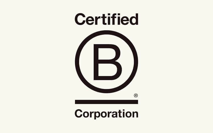 B Corporation logo.
