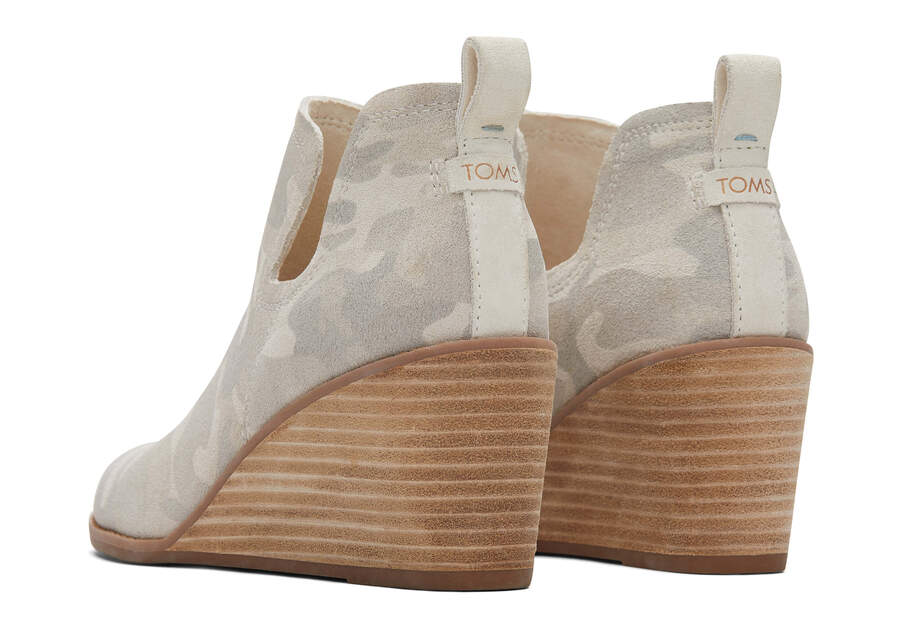Kallie Wedge Bootie Back View Opens in a modal