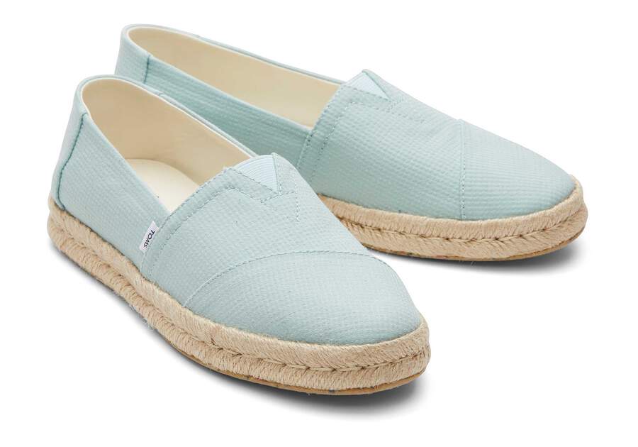 Alpargata Rope 2.0 Soft Blue Espadrille Front View Opens in a modal