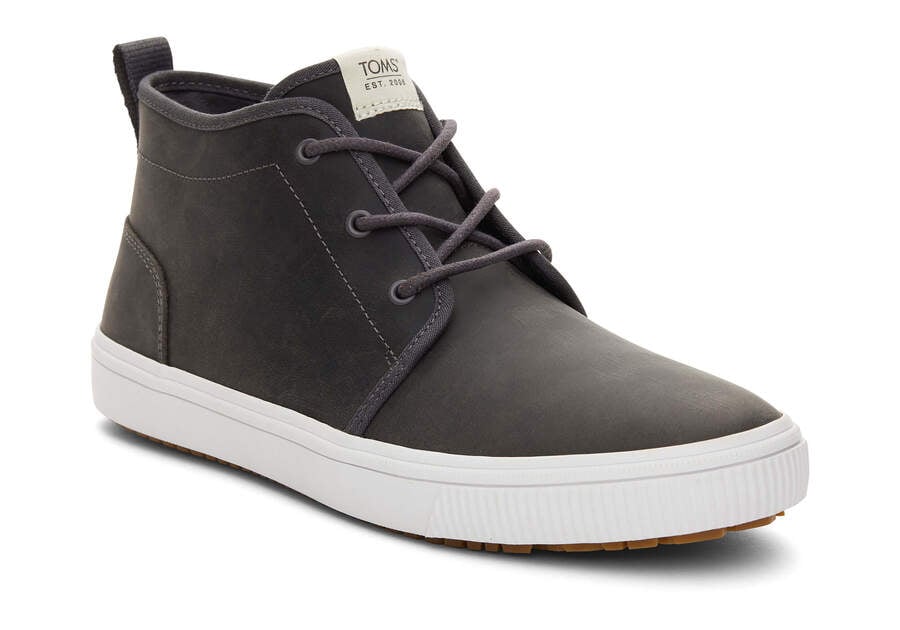 Carlo Mid Terrain Grey Water Resistant Sneaker 