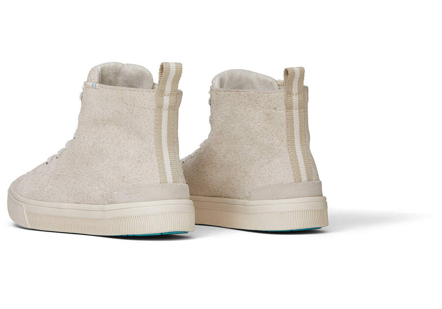 Birch Suede TRVL Lite High Sneakers Back View Opens in a modal
