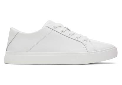 Kameron Leder-Sneaker Weiß