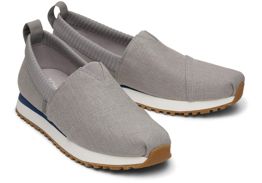 Resident 2.0 Grey Heritage Canvas Sneaker Front View Opens in a modal