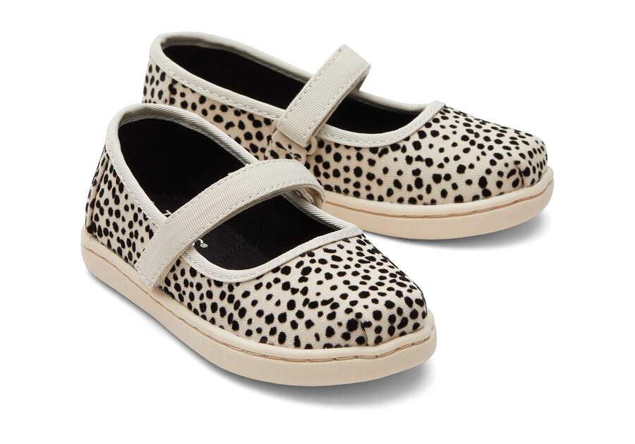 Mary Jane Mini Cheetah Print Toddler Shoe Front View Opens in a modal