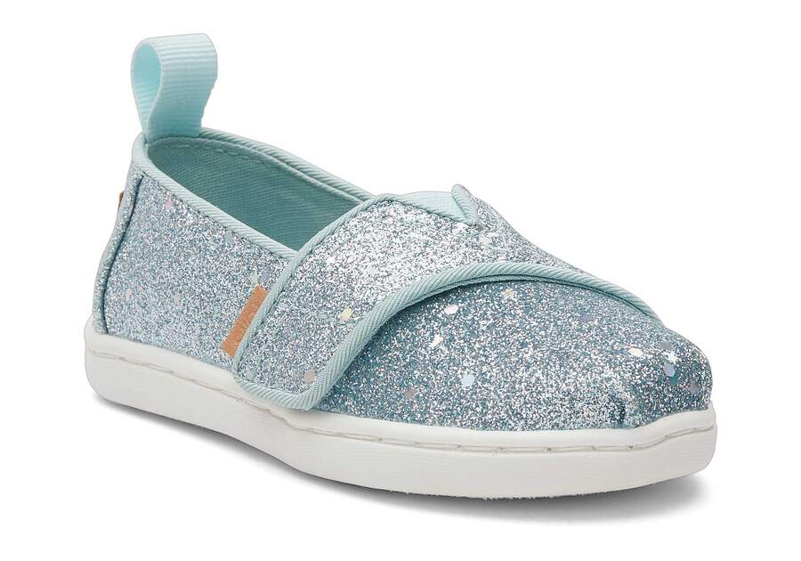 Alpargata Mint Cosmic Glitter Toddler Shoe  Opens in a modal
