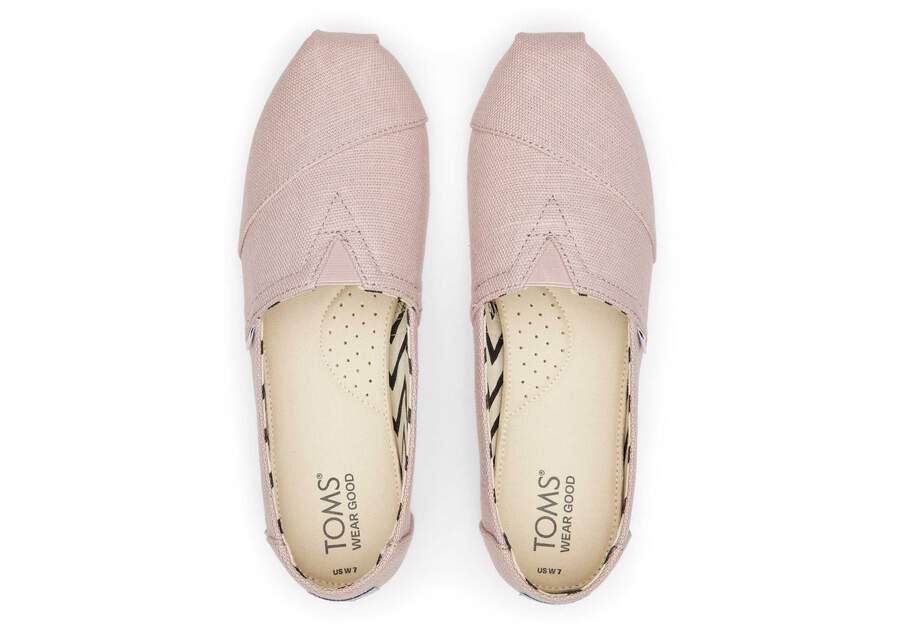Alpargata Ballet Pink Heritage Canvas Top View Opens in a modal