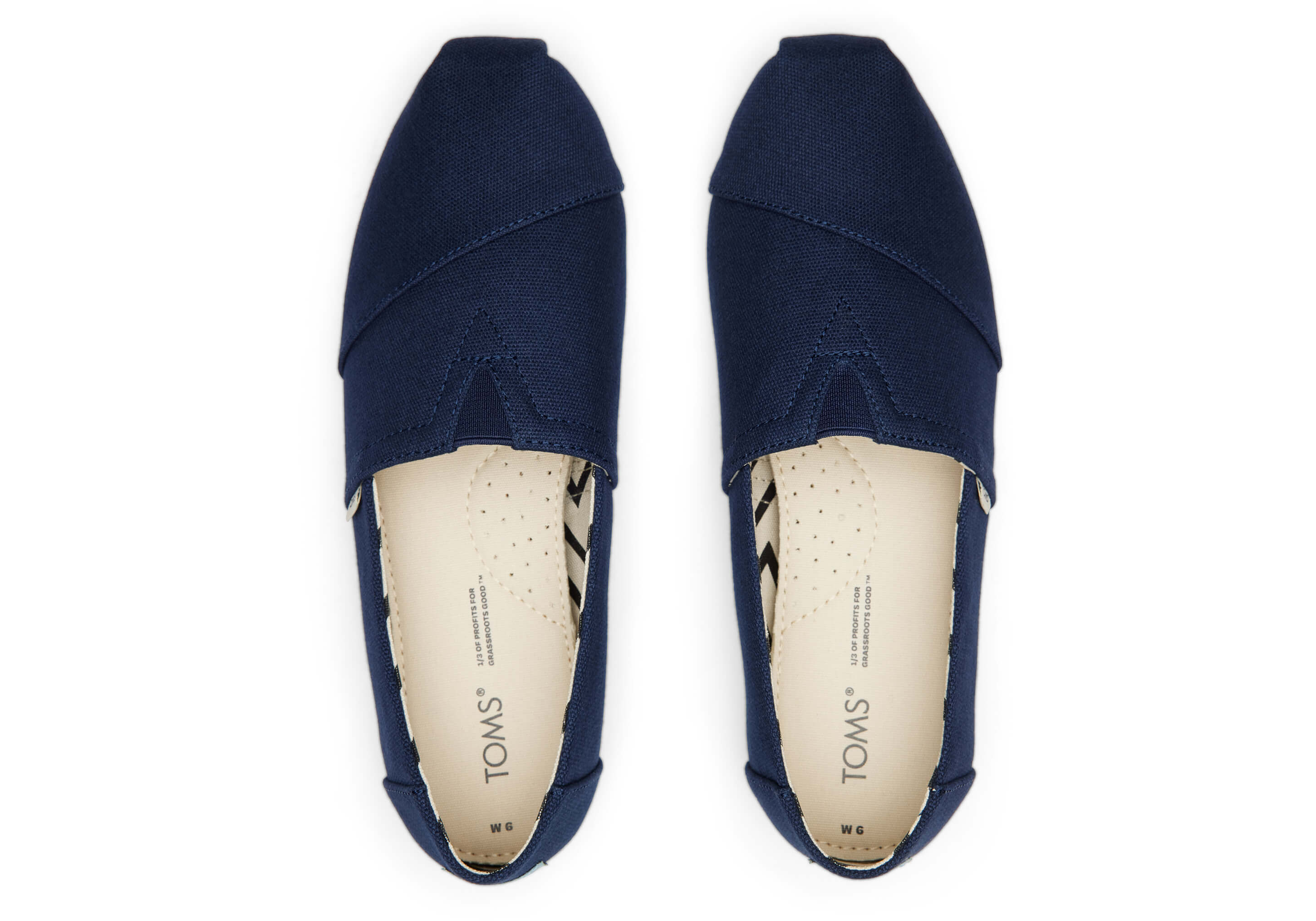 9 UK TOMS Women's Alpargata Loafer Flat Blue