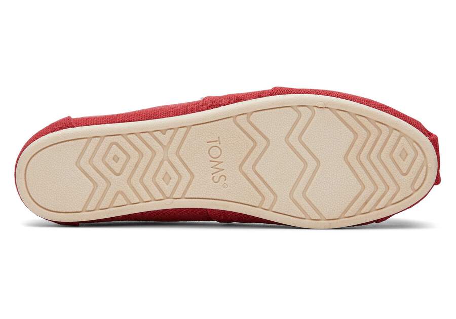 Alpargata Red Heritage Canvas Bottom Sole View Opens in a modal