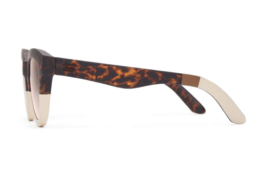 Florentin Tortoise Oatmilk Fade Traveler Sunglasses  Opens in a modal