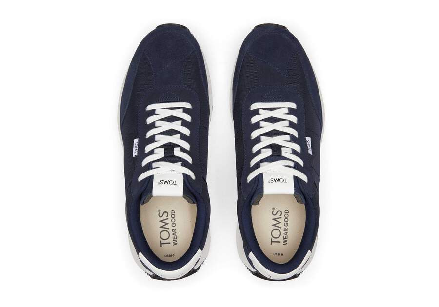 Wyndon Navy Jogger Sneaker Top View Opens in a modal