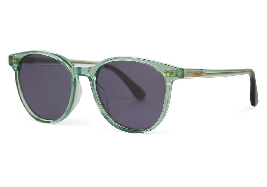 Bellini Jade Handcrafted Sunglasses Side View Opens in a modal