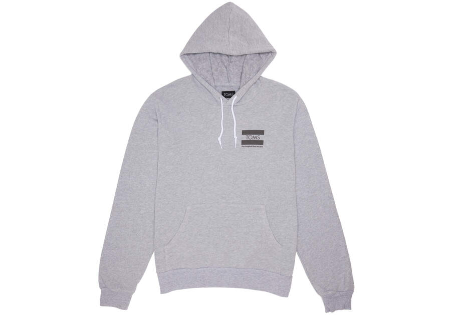 One For One TOMS Fleece Hoodie Front View