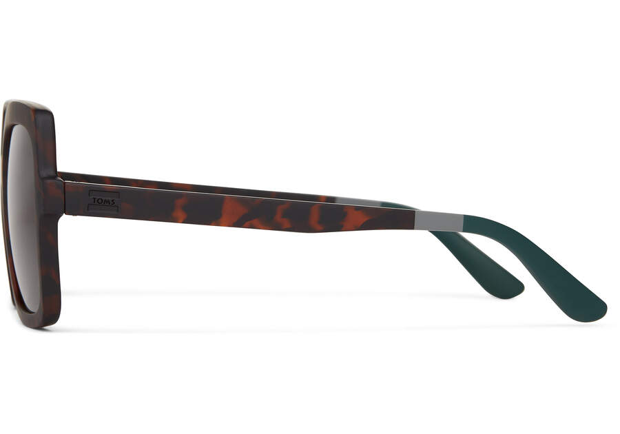 Athena Tortoise Traveler Sunglasses Side View Opens in a modal