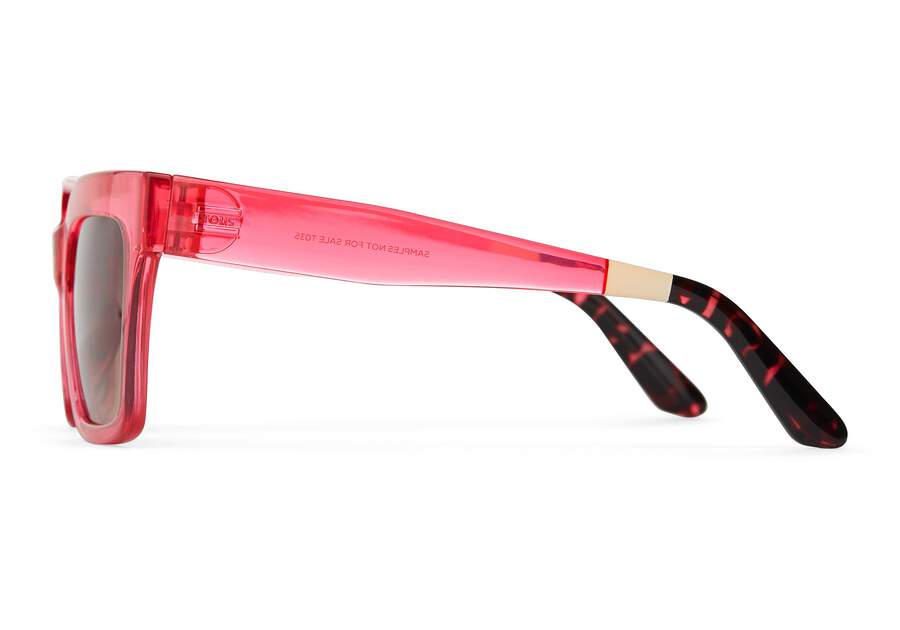 Adelaide Pink Crystal Traveler Sunglasses  Opens in a modal