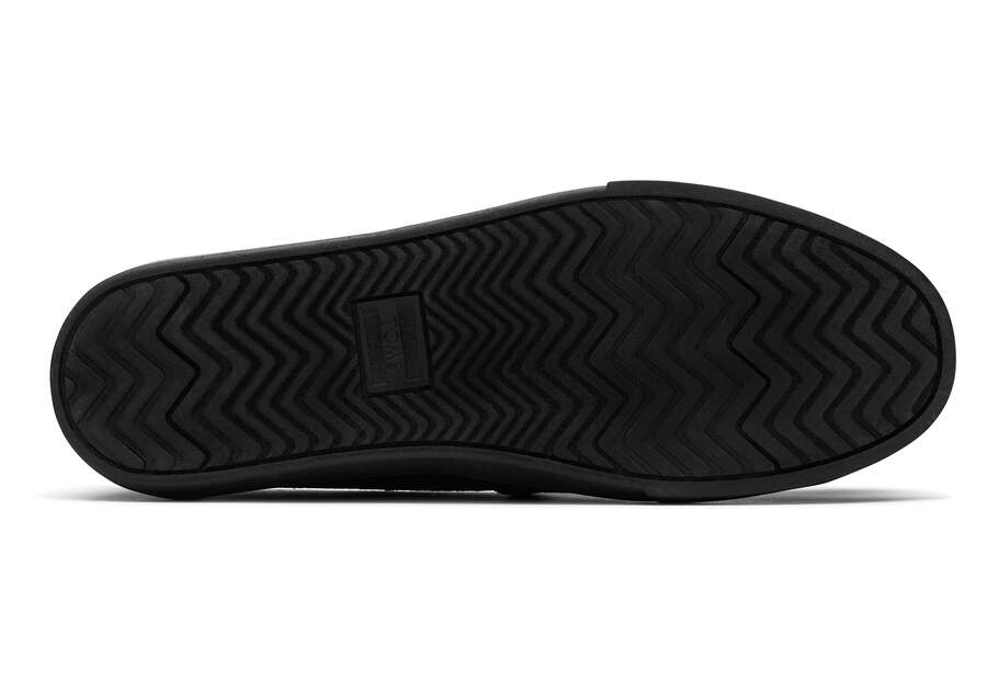 Alpargata Cupsole All Black Heritage Canvas Slip On Bottom Sole View Opens in a modal