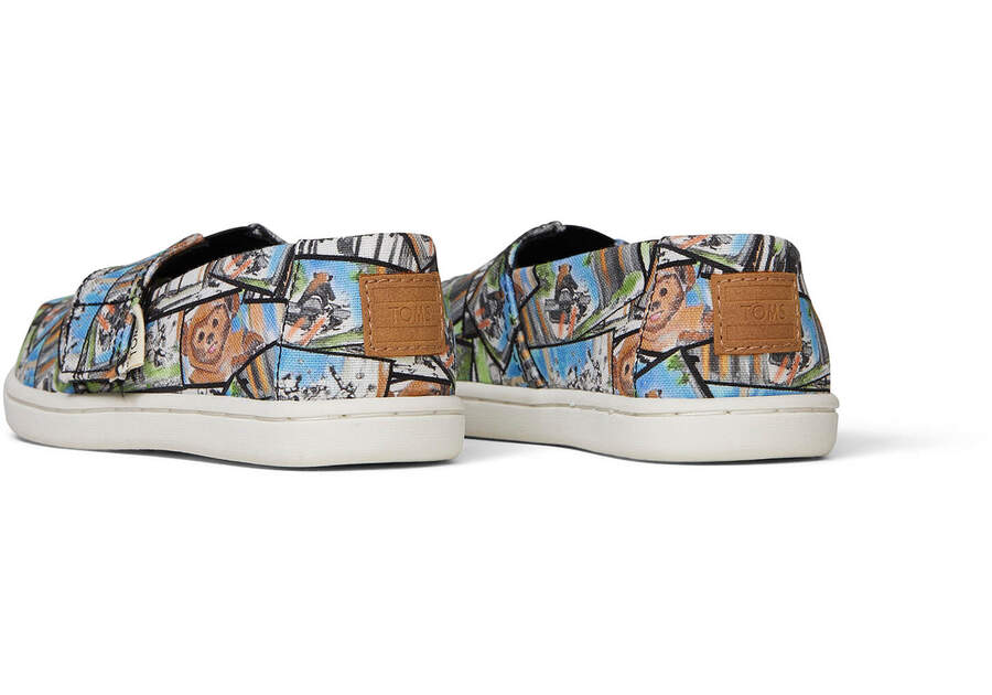 Multi STAR WARS Ewok™ Print Tiny TOMS Classics Back View Opens in a modal