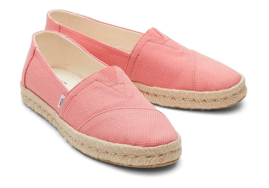 Alpargata Rope 2.0 Pink Espadrille Front View Opens in a modal